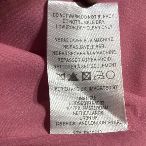 Anthropologie HUTCH Tarina Maxi Gown 2 One Shoulder Dress Pleat Tulle Colorblock - Picture 10 of 10